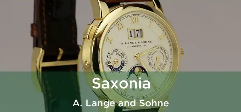  Saxonia A. Lange and Sohne